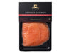 Cold smoked salmon sliced