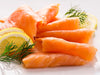 Lightly salted Salmon sliced
